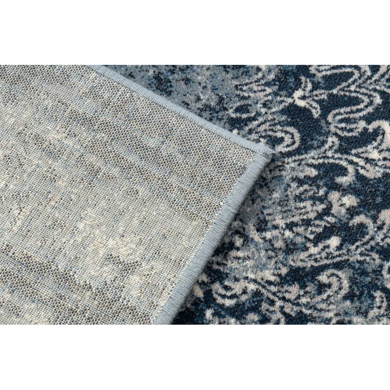 NAIN Wool Ornament Rug 7010/51644 Navy Beige