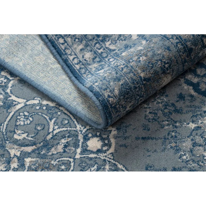 NAIN Ornament Vintage Wool Rug Blue
