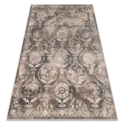 NAIN Ornament wool rug, vintage 7601/51625 beige / blue
