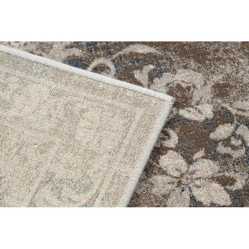 NAIN Ornament Vintage Wool Rug Beige/Blue