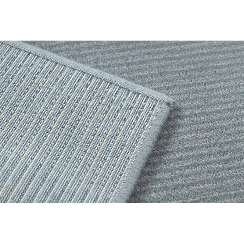 NAIN Geometric Wool Rug Beige/Blue