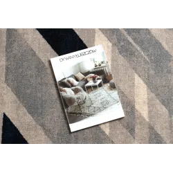 NAIN Geometric Wool Rug Beige/Blue