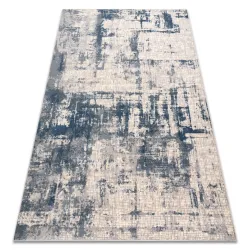 NAIN Abstraction, vintage wool rug 7005/51655 beige / blue