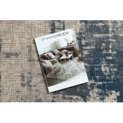 NAIN Abstract Vintage Wool Rug Beige/Blue