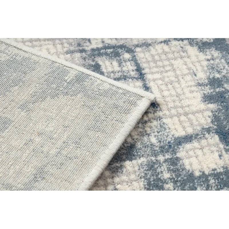NAIN Abstract Vintage Wool Rug Beige/Blue