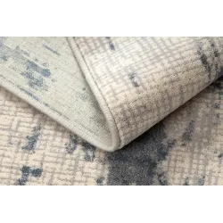 NAIN Abstract Vintage Wool Rug Beige/Blue