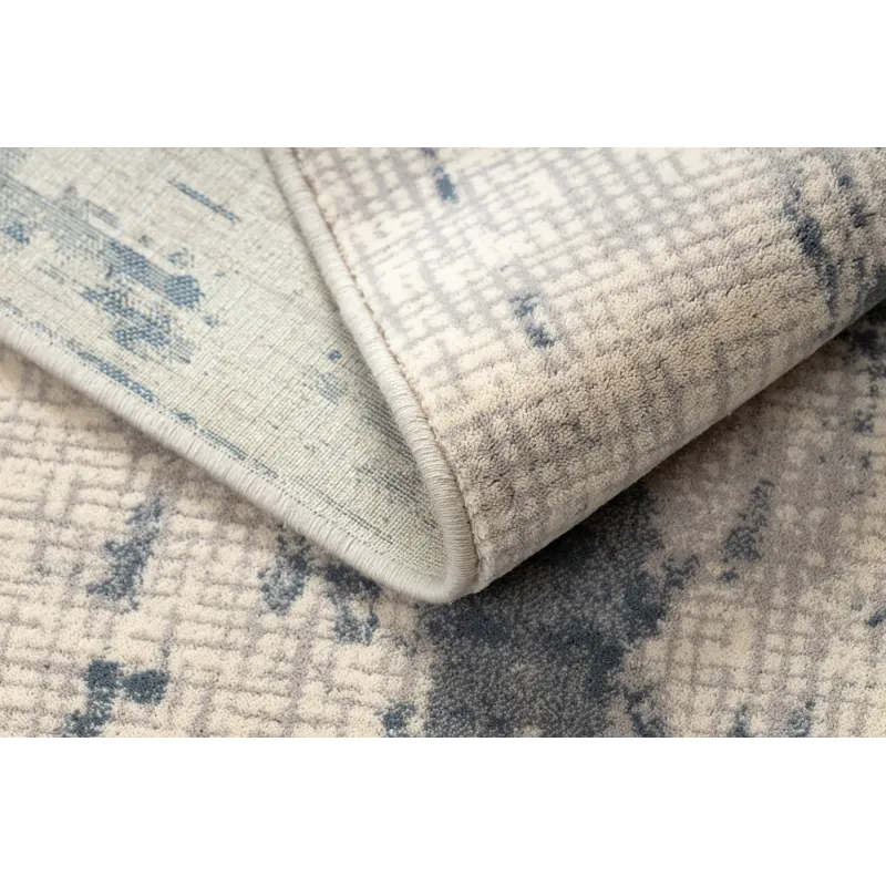 NAIN Abstract Vintage Wool Rug Beige/Blue