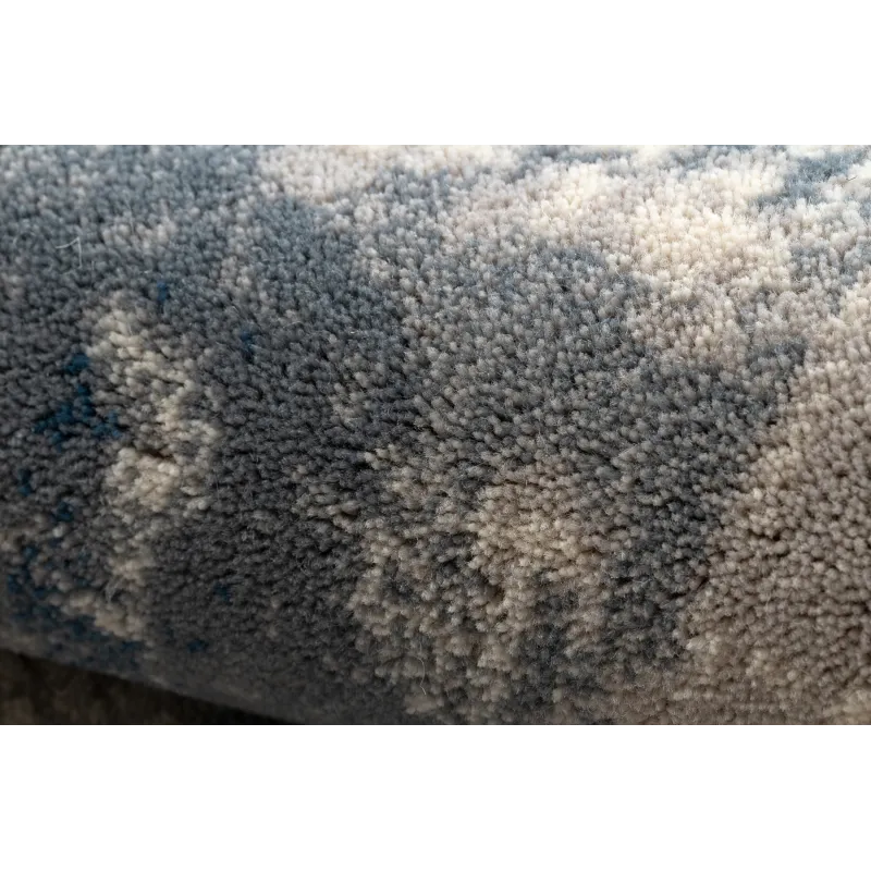 NAIN Abstract Vintage Wool Rug Beige/Blue