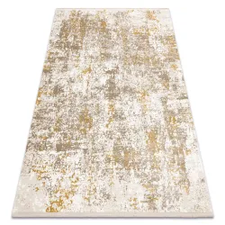 DUKE 51546 Vintage rug in beige and gold, soft and textured design