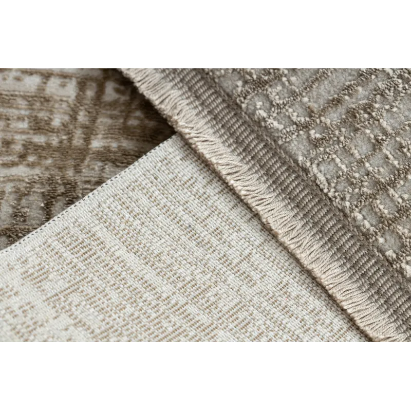 Textured beige DUKE A0357 rug, soft and perfect for the living room