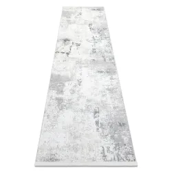 DUKE 51378 Cream Grey Runner Rug, soft and stylish modern carpet for interiors