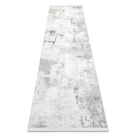 DUKE 51378 Cream Grey Runner Rug, soft and stylish modern carpet for interiors
