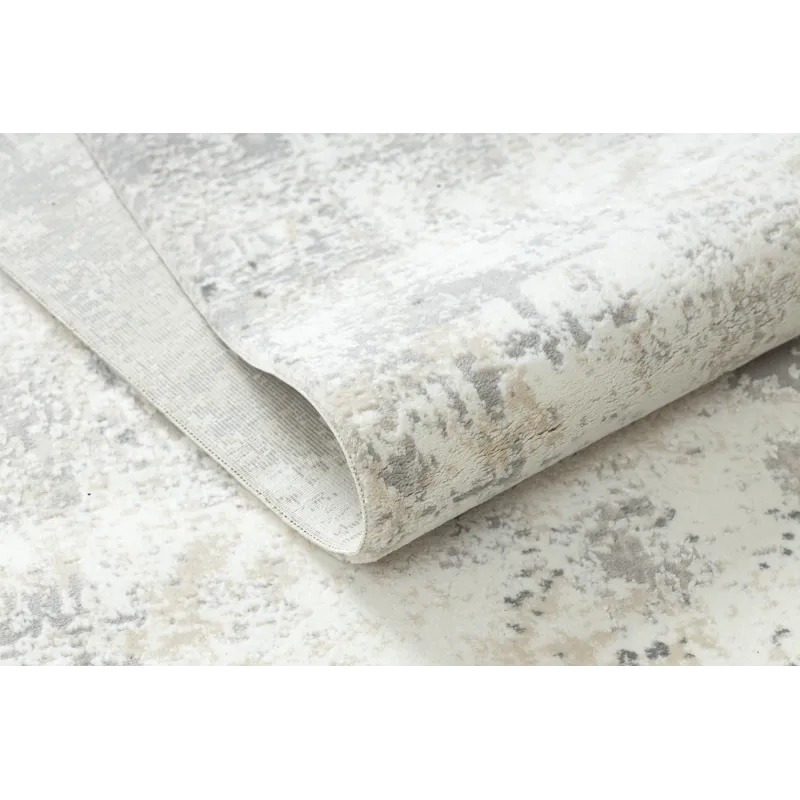 DUKE 51378 bedroom rug, cream and grey, an elegant addition