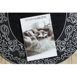 Silver BH 103W doormat in half-circle shape, modern style for home entryways