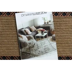 Brown BH 107 doormat, modern style, perfect for hallways or patios
