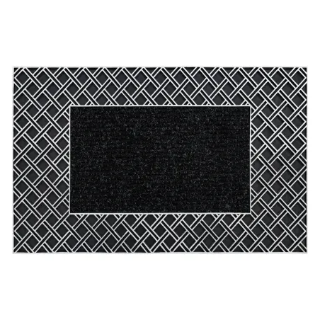 BH 107 Grid Doormat Silver, non-slip, suitable for indoor and outdoor use, rubber base