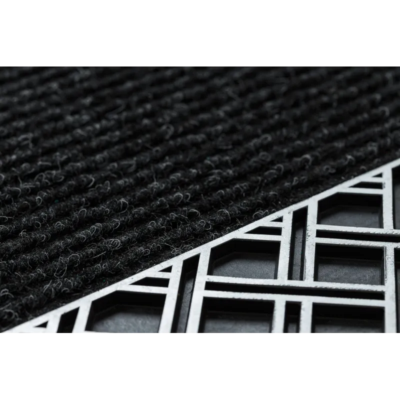 BH 107 Grid Doormat Silver, rubber material, weather-resistant for outdoor use