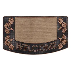 BH 224W Welcome Doormat, brown, non-slip for indoor and outdoor use