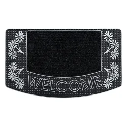 Welcome Doormat BH 224W Silver, non-slip, suitable for indoor and outdoor use