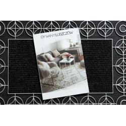 Door Mat BH 205 Circle, stylish silver design, perfect for indoor and outdoor use