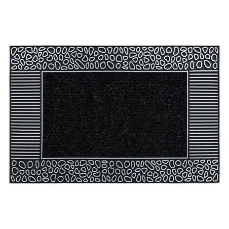 BH 222 Stone Doormat, slip-resistant, silver, rubber material