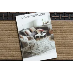 Brown BH 225 Grid doormat, modern design for home entryways