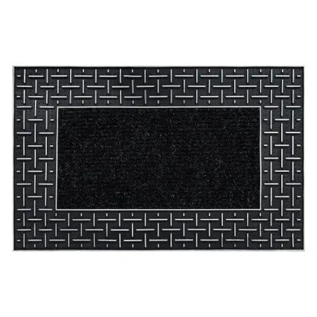 Door Mat BH 225 Grid, silver, non-slip, rubber for indoor and outdoor use