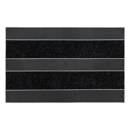 Door Mat BH 229 Stripes, silver, non-slip for indoor and outdoor use