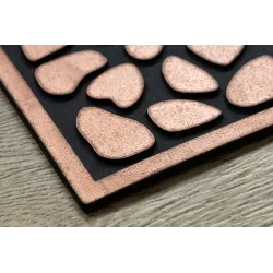 BH 701 Stones mat, durable rubber base, practical for everyday use