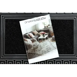 Silver BH 206 doormat, stylish Greek Key design for indoor and outdoor use