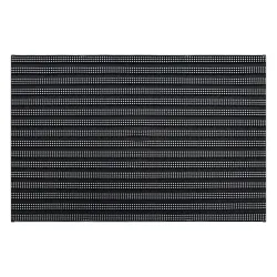BH 234 Lines Door Mat, non-slip, rubber, silver for indoor and outdoor use