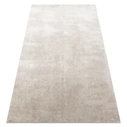 VISCO Silver Plush Rug, rabbit fur imitation, modern carpet design