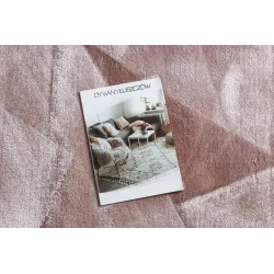 Soft VISCO Pink Rug 8, plush texture, modern design