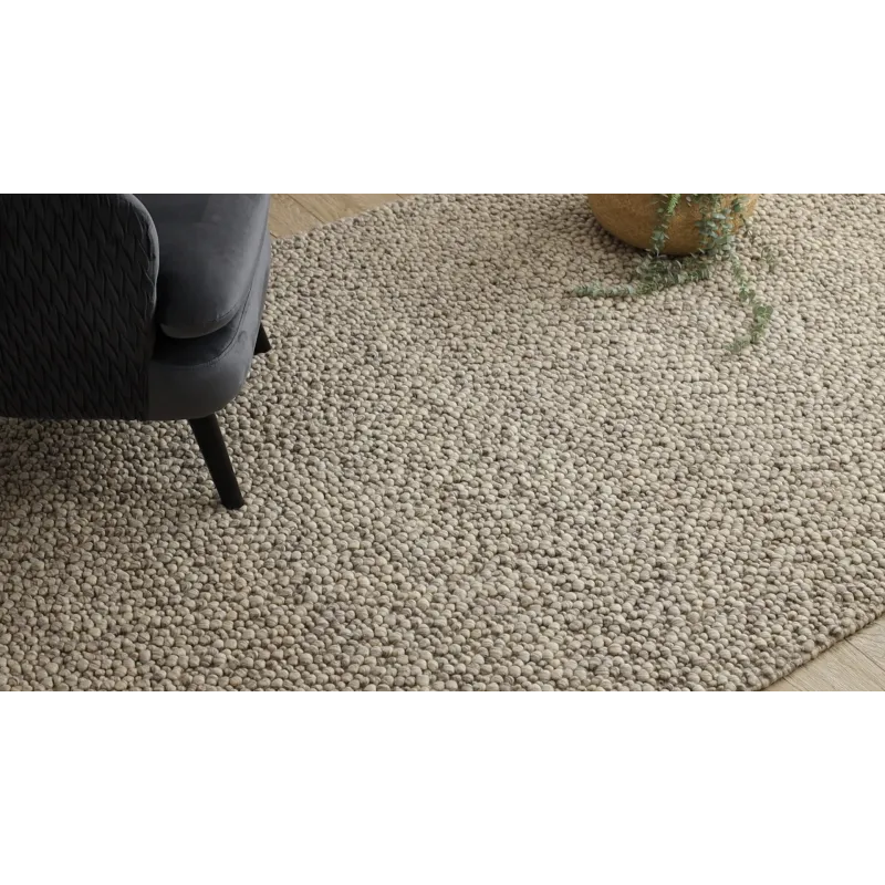 TAHAR Wool Rug 99005G Grey