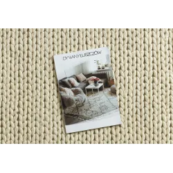 TAHAR 99004B Wool Rug Cream