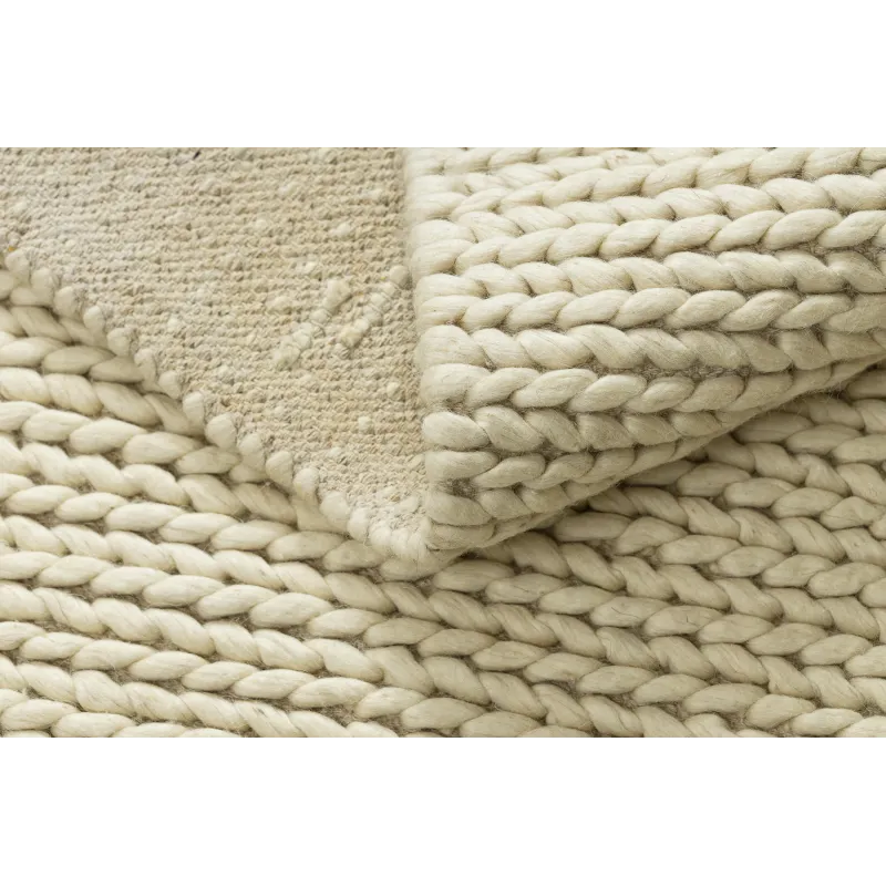 TAHAR 99004B Wool Rug Cream