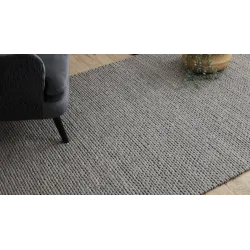 TAHAR 99004G Wool Rug Grey