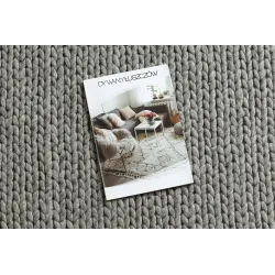 TAHAR 99004G Wool Rug Grey