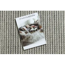 Wool Rug TAHAR 99003F Cream Grey