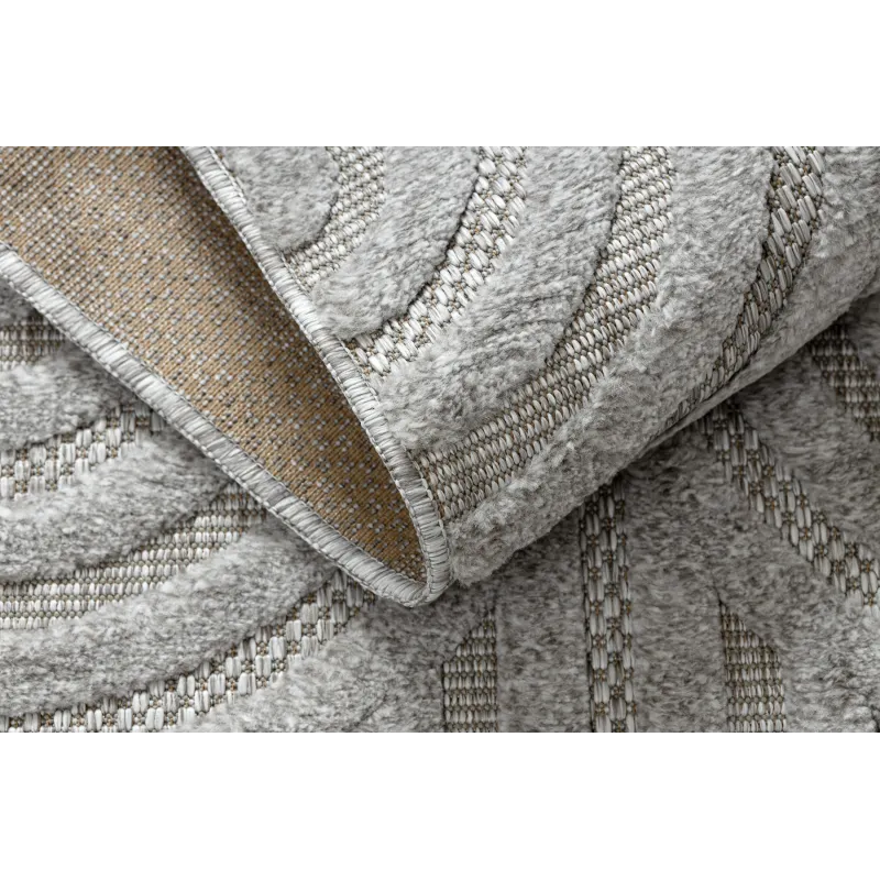 SANTO Geometric Sisal Rug 0537 Grey