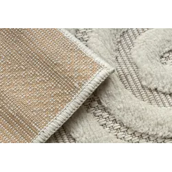 SANTO Geometric Sisal Rug 0537 White