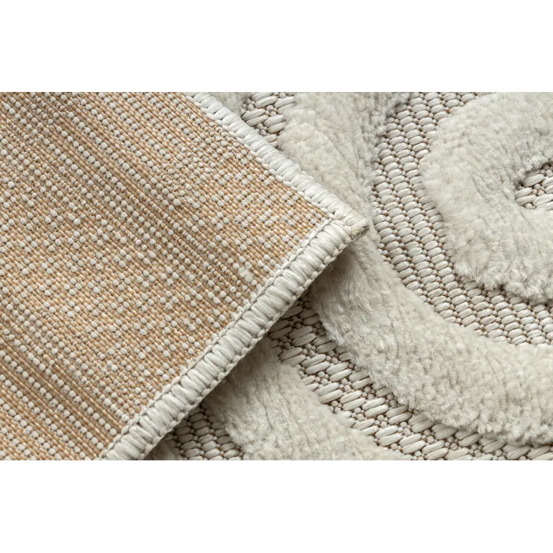 SANTO Geometric Sisal Rug 0537 White
