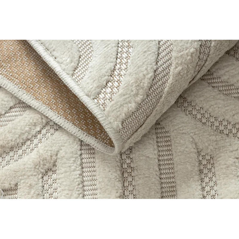 SANTO Geometric Sisal Rug 0537 White