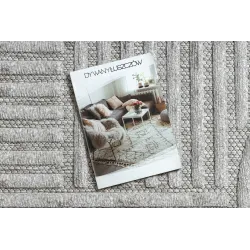 SANTO Geometric Grey Rug