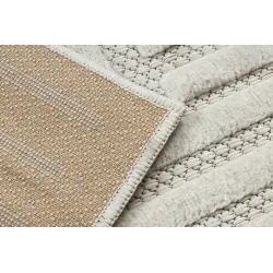 SANTO Geometric White Rug