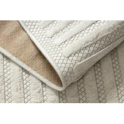SANTO Geometric White Rug