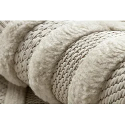 SANTO Geometric White Sisal Rug