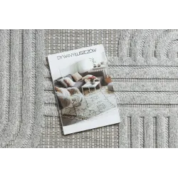 SANTO Geometric Grey Sisal Rug