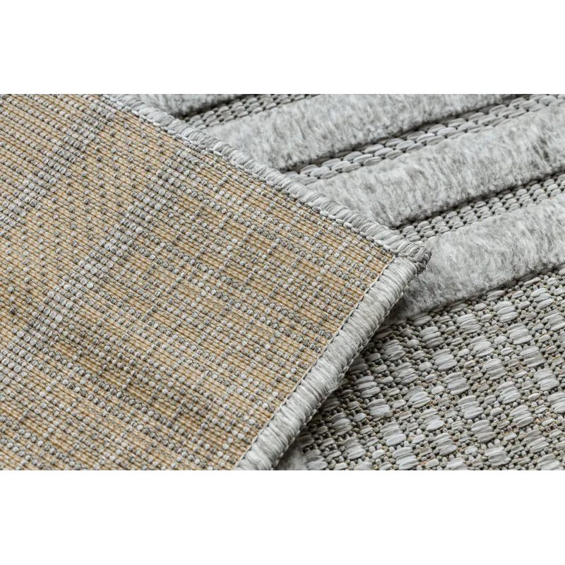 SANTO Geometric Grey Sisal Rug