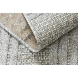 SANTO Geometric Grey Sisal Rug